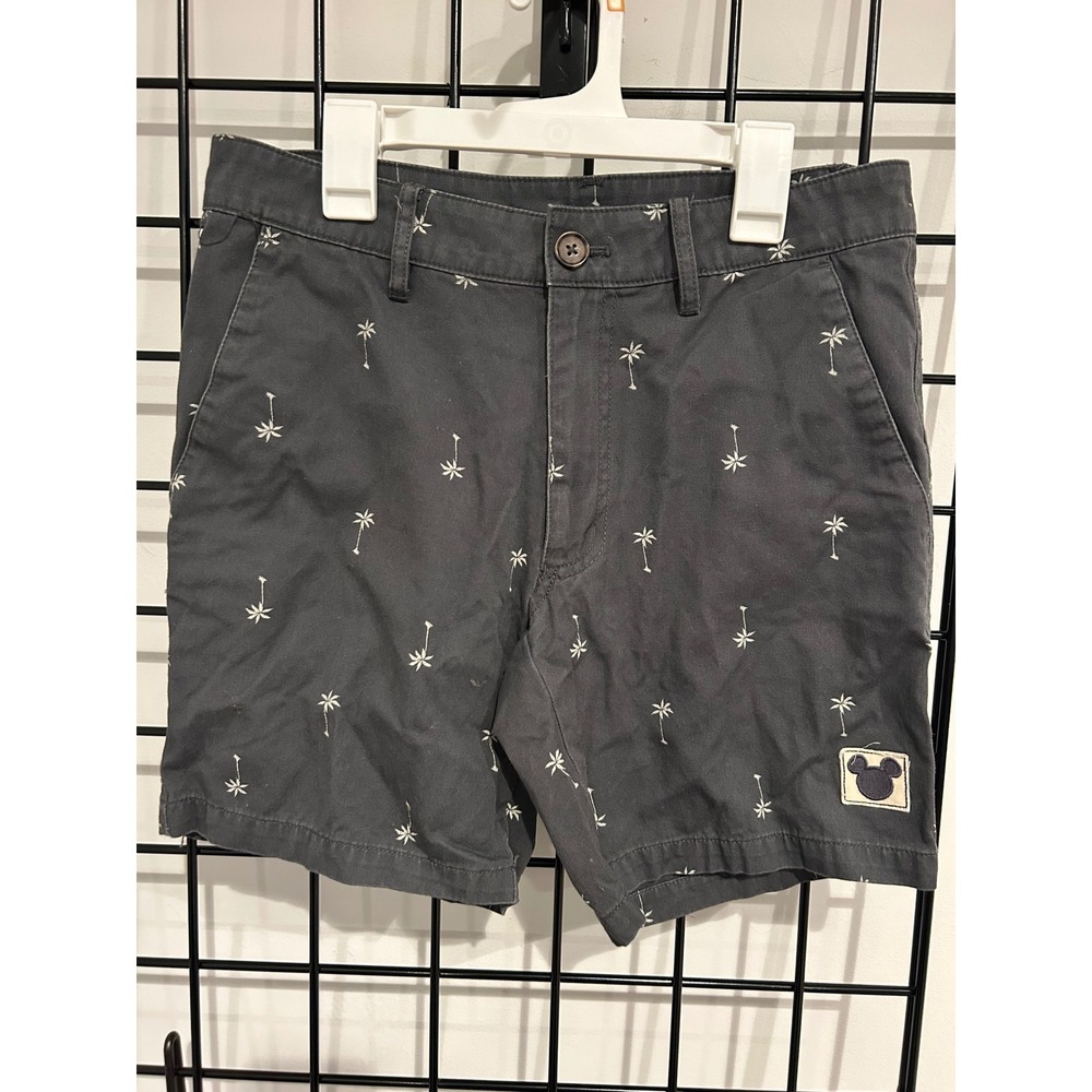 Junk Food Disney Mickey Mouse Palm Tree‎ Shorts Men's Size S Gray